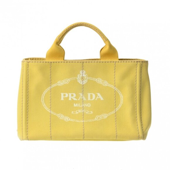 PRADA Canapa mini yellow BN2439 hand bag - Picture 1 of 12